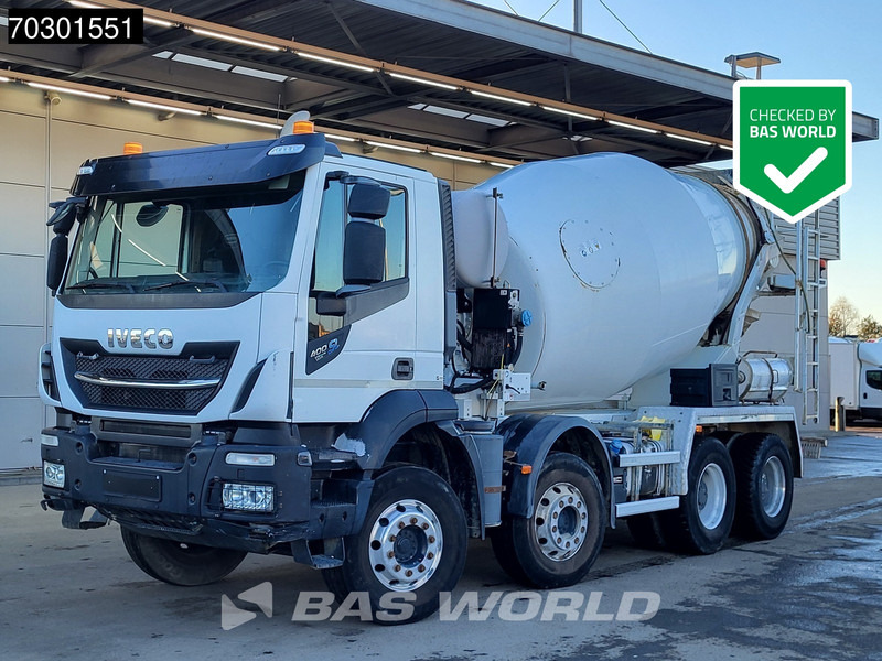 Iveco Stralis 400 8X4 9m3 Stetter mixer Steelsuspension Big-Axle Automatic Euro 6 - Camião betoneira: foto 1 Iveco Stralis 400 8X4 9m3 Stetter mixer Steelsuspension Big-Axle Automatic Euro 6 - Camião betoneira: foto 1