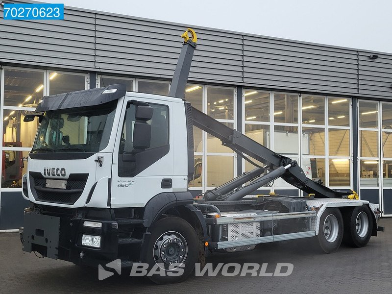 Iveco Stralis 460 6X2 20T Marrel Hooklift ActiveDay ACC Automatic Euro 6 - Camião polibenne: foto 1 Iveco Stralis 460 6X2 20T Marrel Hooklift ActiveDay ACC Automatic Euro 6 - Camião polibenne: foto 1