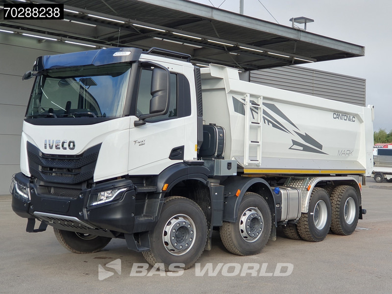 Camião basculante novo Iveco T-Way 450 8X4 New! 20m3 Cantoni Tipper Steelsuspension Big-Axle Euro 6: foto 5