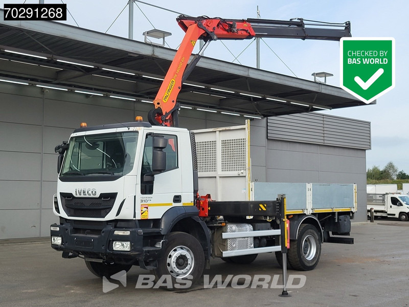 Iveco Trakker 310 4X2 Palfinger PK14002 EH Crane Kran Rotator Steelsuspension Big-Axle Manual Euro 6 - Camião de caixa aberta/ Plataforma, Camião grua: foto 1 Iveco Trakker 310 4X2 Palfinger PK14002 EH Crane Kran Rotator Steelsuspension Big-Axle Manual Euro 6 - Camião de caixa aberta/ Plataforma, Camião grua: foto 1