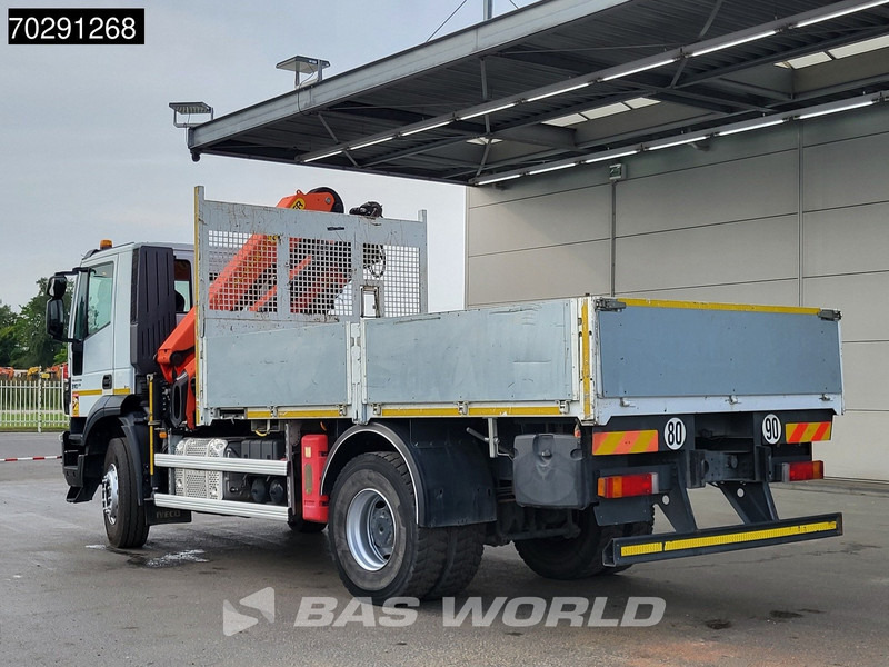 Camião de caixa aberta/ Plataforma, Camião grua Iveco Trakker 310 4X2 Palfinger PK14002 EH Crane Kran Rotator Steelsuspension Big-Axle Manual Euro 6: foto 11
