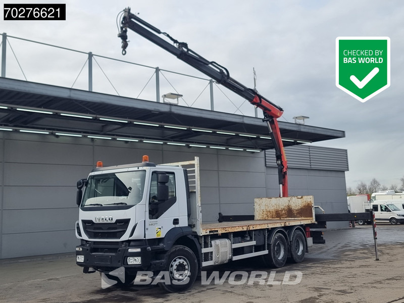 Iveco Trakker 360 6X4 Palfinger PK17.001 SLD Remote Steelsuspension Big-Axle - Camião de caixa aberta/ Plataforma, Camião grua: foto 1 Iveco Trakker 360 6X4 Palfinger PK17.001 SLD Remote Steelsuspension Big-Axle - Camião de caixa aberta/ Plataforma, Camião grua: foto 1