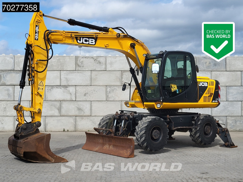 JCB JS145W BLADE + OUTRIGGERS - Escavadeira de rodas: foto 1 JCB JS145W BLADE + OUTRIGGERS - Escavadeira de rodas: foto 1