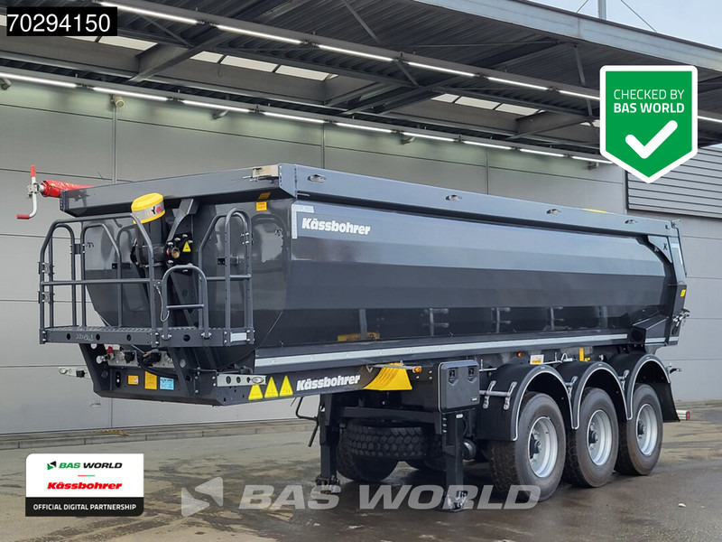 Kässbohrer XS 3 axles NEW 2x Liftaxles 24m3 Steel Tipper - Semi-reboque basculante: foto 1 Kässbohrer XS 3 axles NEW 2x Liftaxles 24m3 Steel Tipper - Semi-reboque basculante: foto 1
