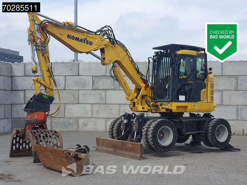 Komatsu PW118 MR -11 - Escavadeira de rodas: foto 1 Komatsu PW118 MR -11 - Escavadeira de rodas: foto 1
