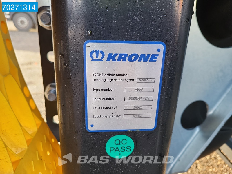 Locação financeira de Krone Carrier Vector 1550 3 axles NEW Liftachse Palettenkasten Krone Carrier Vector 1550 3 axles NEW Liftachse Palettenkasten: foto 15