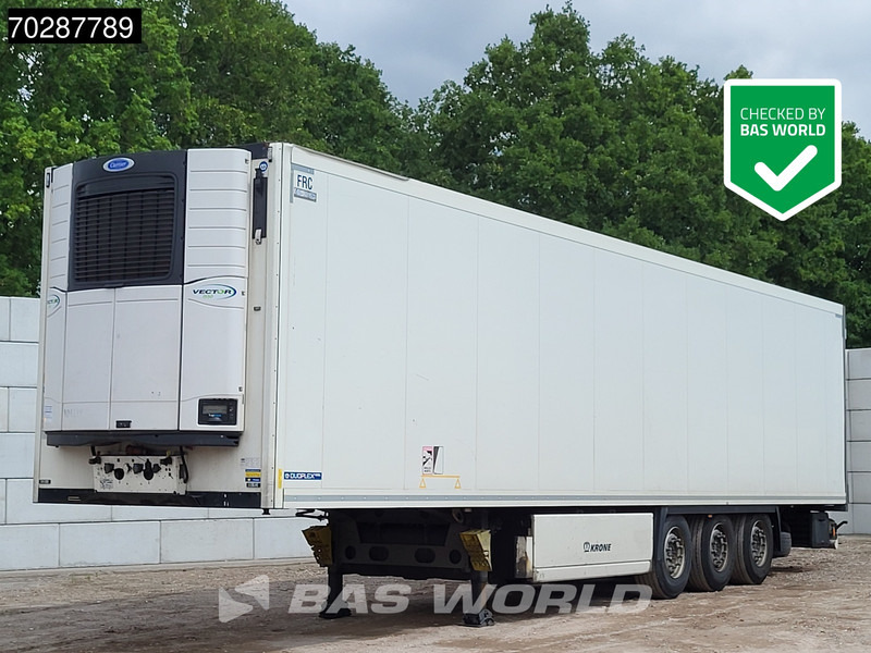 Krone Carrier Vector 1550 Doppelstock Liftachse Palettenkasten - Semi-reboque frigorífico: foto 1 Krone Carrier Vector 1550 Doppelstock Liftachse Palettenkasten - Semi-reboque frigorífico: foto 1