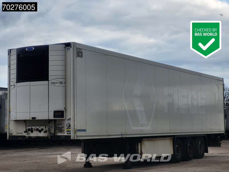 Krone Carrier Vector 1550 Liftachse Blumenbreit Doppelstock Palettenkasten - Semi-reboque frigorífico: foto 1 Krone Carrier Vector 1550 Liftachse Blumenbreit Doppelstock Palettenkasten - Semi-reboque frigorífico: foto 1