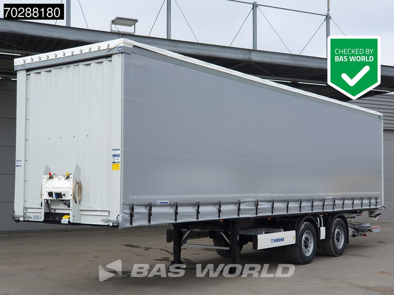 Krone SZ NEW Tailgate City Lift + Steeringaxle - Semi-reboque de lona: foto 1 Krone SZ NEW Tailgate City Lift + Steeringaxle - Semi-reboque de lona: foto 1