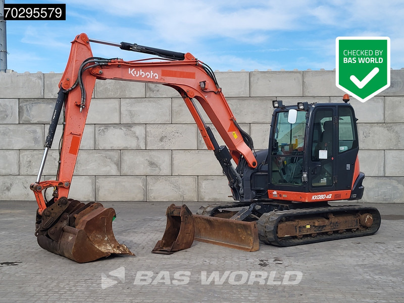 Kubota KX080-4a - Mini escavadeira: foto 1 Kubota KX080-4a - Mini escavadeira: foto 1