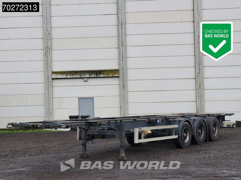 LAG O-3-CC 3 axles Liftachse - Semi-reboque transportador de contêineres/ Caixa móvel: foto 1 LAG O-3-CC 3 axles Liftachse - Semi-reboque transportador de contêineres/ Caixa móvel: foto 1