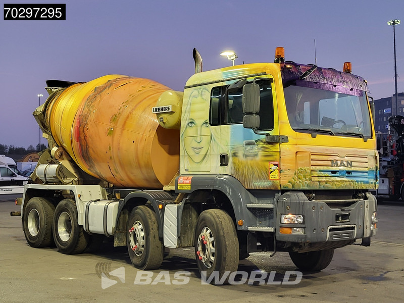MAN 35.363 8X4 9m3 Liebherr mixer Big-Axle Steelsuspension Automatic Euro 3 - Camião betoneira: foto 3 MAN 35.363 8X4 9m3 Liebherr mixer Big-Axle Steelsuspension Automatic Euro 3 - Camião betoneira: foto 3