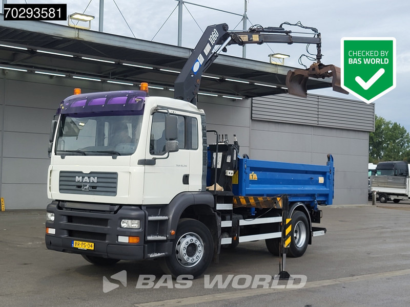 MAN TGA 18.310 TGA 4X2 NL-Truck HMF 1060 K2 Steelsuspension Euro 3 - Camião basculante, Camião grua: foto 1 MAN TGA 18.310 TGA 4X2 NL-Truck HMF 1060 K2 Steelsuspension Euro 3 - Camião basculante, Camião grua: foto 1