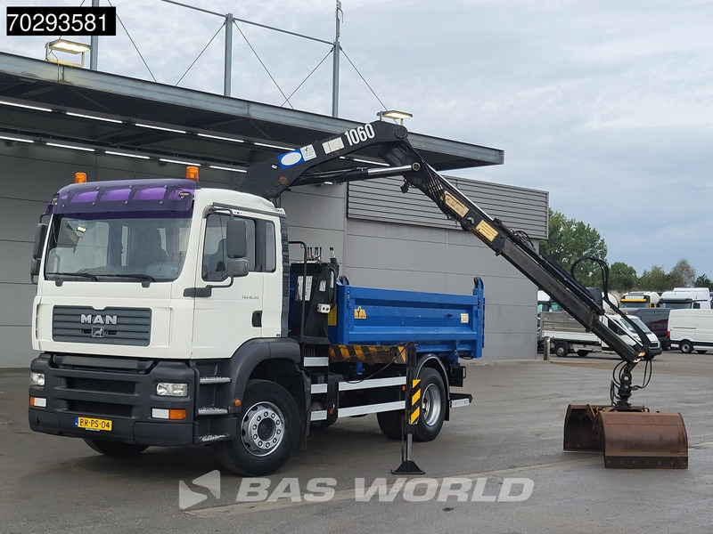 MAN TGA 18.310 TGA 4X2 NL-Truck HMF 1060 K2 Steelsuspension Euro 3 - Camião basculante, Camião grua: foto 5 MAN TGA 18.310 TGA 4X2 NL-Truck HMF 1060 K2 Steelsuspension Euro 3 - Camião basculante, Camião grua: foto 5