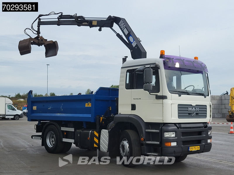 MAN TGA 18.310 TGA 4X2 NL-Truck HMF 1060 K2 Steelsuspension Euro 3 - Camião basculante, Camião grua: foto 3 MAN TGA 18.310 TGA 4X2 NL-Truck HMF 1060 K2 Steelsuspension Euro 3 - Camião basculante, Camião grua: foto 3