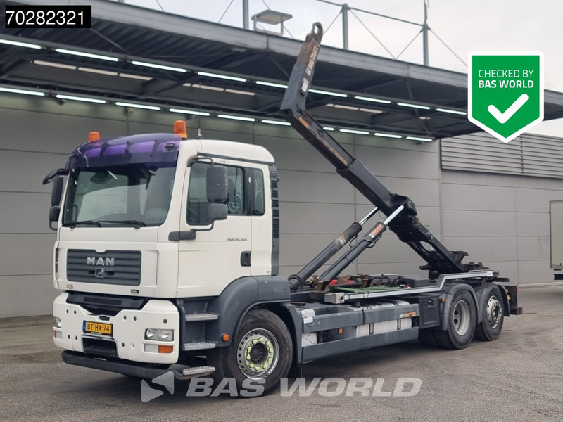 MAN TGA 26.360 6X2 NL-Truck 20tons Hyva Multilift Automatic Euro 5 - Camião polibenne: foto 1 MAN TGA 26.360 6X2 NL-Truck 20tons Hyva Multilift Automatic Euro 5 - Camião polibenne: foto 1