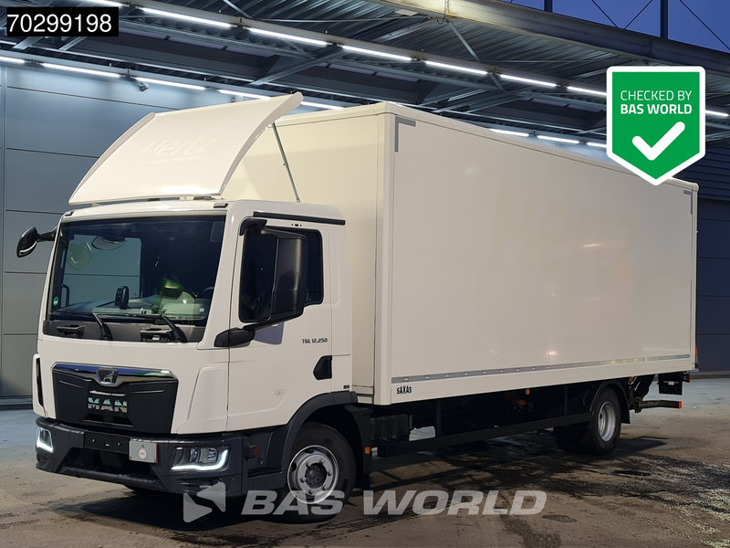 MAN TGL 12.250 4X2 12tonner Automatic 1500kg ladebordwand Euro 6 - Camião furgão: foto 1 MAN TGL 12.250 4X2 12tonner Automatic 1500kg ladebordwand Euro 6 - Camião furgão: foto 1