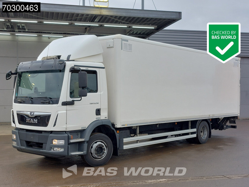 MAN TGM 15.250 4X2 15tonner Automatic Ladebordwand Euro 6 - Camião furgão: foto 1 MAN TGM 15.250 4X2 15tonner Automatic Ladebordwand Euro 6 - Camião furgão: foto 1