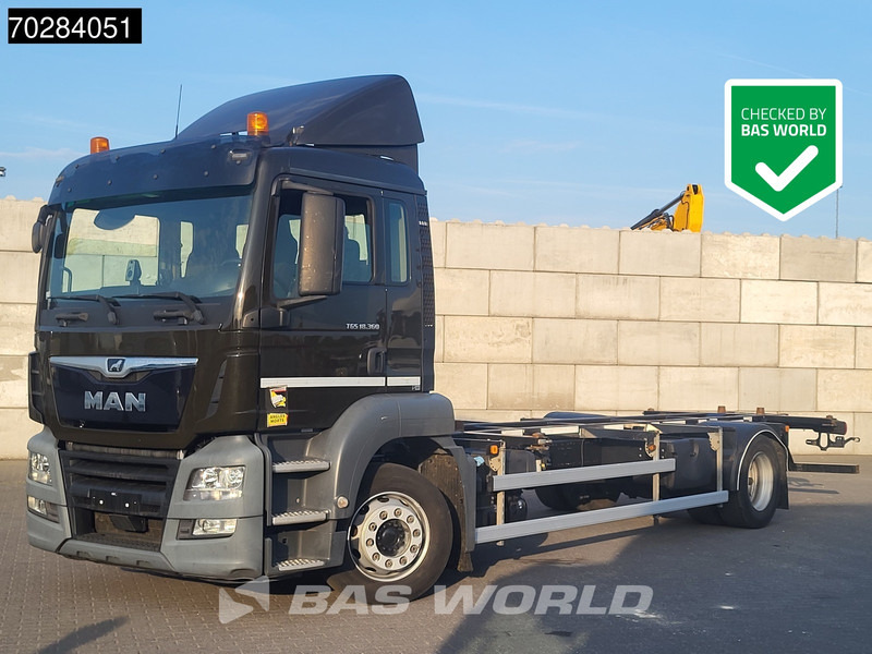 MAN TGS 18.360 834 4X2 19tonner BDF Automatic Navi Euro 6 - Camião transportador de contêineres/ Caixa móvel: foto 1 MAN TGS 18.360 834 4X2 19tonner BDF Automatic Navi Euro 6 - Camião transportador de contêineres/ Caixa móvel: foto 1