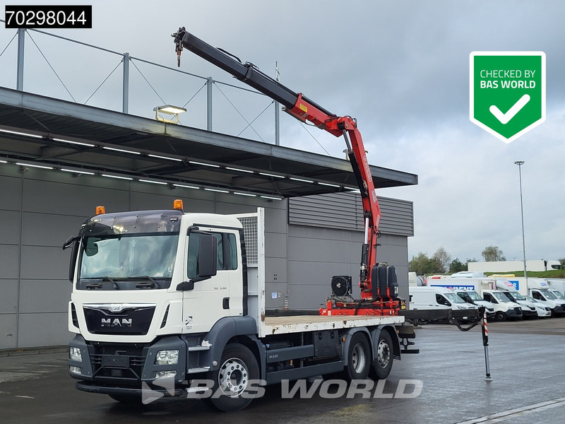 MAN TGS 26.360 6X2 Fassi F135A.0.22 Lift-Axle Euro 6 - Camião de caixa aberta/ Plataforma, Camião grua: foto 1 MAN TGS 26.360 6X2 Fassi F135A.0.22 Lift-Axle Euro 6 - Camião de caixa aberta/ Plataforma, Camião grua: foto 1