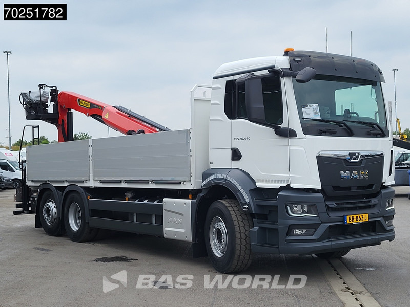 MAN TGS 26.440 6X2 NEW NL-Truck Palfinger PK 20.501 L TEC3 Kran Crane Baustoff Euro 6 - Camião de caixa aberta/ Plataforma, Camião grua: foto 3 MAN TGS 26.440 6X2 NEW NL-Truck Palfinger PK 20.501 L TEC3 Kran Crane Baustoff Euro 6 - Camião de caixa aberta/ Plataforma, Camião grua: foto 3