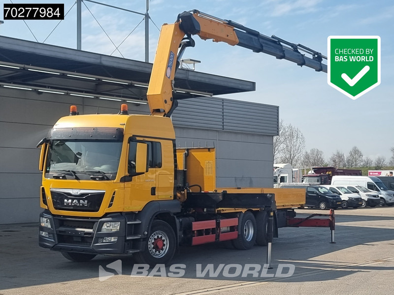 MAN TGS 26.480 6X4 HMF 5020 K6 Crane Kran 6x2H4 Hydrodrive Euro 6 - Camião de caixa aberta/ Plataforma, Camião grua: foto 1 MAN TGS 26.480 6X4 HMF 5020 K6 Crane Kran 6x2H4 Hydrodrive Euro 6 - Camião de caixa aberta/ Plataforma, Camião grua: foto 1
