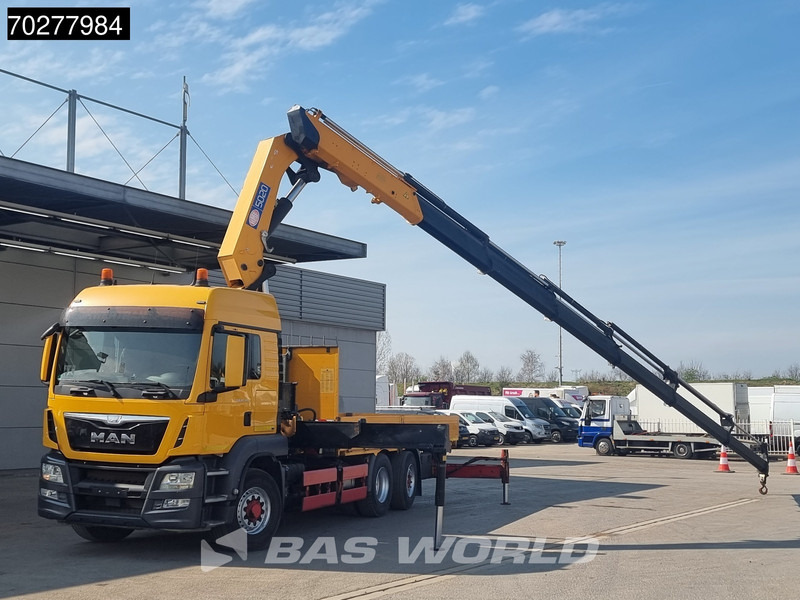 MAN TGS 26.480 6X4 HMF 5020 K6 Crane Kran 6x2H4 Hydrodrive Euro 6 - Camião de caixa aberta/ Plataforma, Camião grua: foto 3 MAN TGS 26.480 6X4 HMF 5020 K6 Crane Kran 6x2H4 Hydrodrive Euro 6 - Camião de caixa aberta/ Plataforma, Camião grua: foto 3