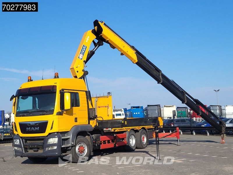 MAN TGS 26.480 6X4 HMF 5020-K6 Crane Kran Hydrodrive Lift+Lenkachse Euro 6 - Camião de caixa aberta/ Plataforma, Camião grua: foto 3 MAN TGS 26.480 6X4 HMF 5020-K6 Crane Kran Hydrodrive Lift+Lenkachse Euro 6 - Camião de caixa aberta/ Plataforma, Camião grua: foto 3