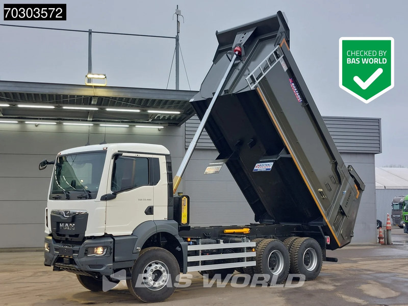 MAN TGS 33.480 6X4 NEW! 20m3 Tipper Steelsuspension Big-Axle Automatic Euro 6 - Camião basculante: foto 1 MAN TGS 33.480 6X4 NEW! 20m3 Tipper Steelsuspension Big-Axle Automatic Euro 6 - Camião basculante: foto 1