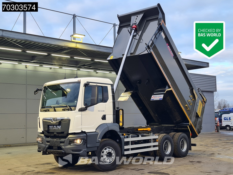 MAN TGS 33.480 6X4 NEW! 20m3 Tipper Steelsuspension Big-Axle Automatic Euro 6 - Camião basculante: foto 1 MAN TGS 33.480 6X4 NEW! 20m3 Tipper Steelsuspension Big-Axle Automatic Euro 6 - Camião basculante: foto 1