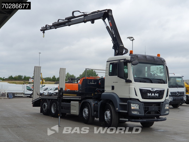 MAN TGS 35.360 8X2 HIAB X-Hiduo 158 BS-3 Crane Lift+lenkasche Machine transporter Euro 6 - Camião transporte de veículos, Camião grua: foto 3 MAN TGS 35.360 8X2 HIAB X-Hiduo 158 BS-3 Crane Lift+lenkasche Machine transporter Euro 6 - Camião transporte de veículos, Camião grua: foto 3