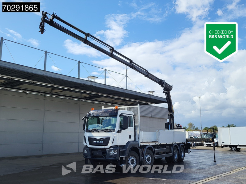 MAN TGS 35.400 8X4 Palfinger PK23002 SH Big-Axle Euro 6 - Camião de caixa aberta/ Plataforma, Camião grua: foto 1 MAN TGS 35.400 8X4 Palfinger PK23002 SH Big-Axle Euro 6 - Camião de caixa aberta/ Plataforma, Camião grua: foto 1
