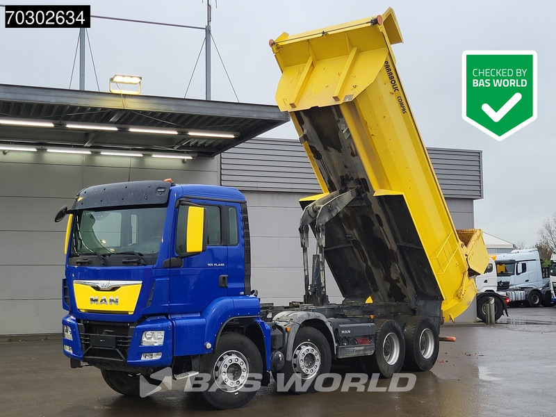 MAN TGS 35.440 8X4 14m3 tipper Steelsuspension Big-Axle Retarder Automatic Euro 6 - Camião basculante: foto 1 MAN TGS 35.440 8X4 14m3 tipper Steelsuspension Big-Axle Retarder Automatic Euro 6 - Camião basculante: foto 1