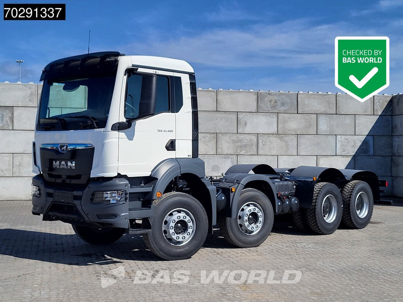 MAN TGS 41.400 8X4 New! Steelsuspension Big-Axle Manual Euro 2 - Camião chassi: foto 1 MAN TGS 41.400 8X4 New! Steelsuspension Big-Axle Manual Euro 2 - Camião chassi: foto 1