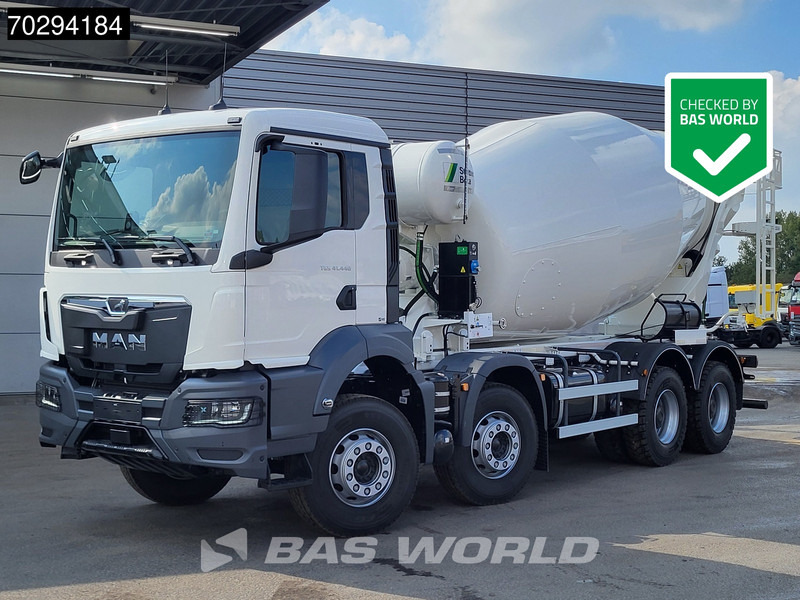 MAN TGS 41.440 8X4 New! 12m3 Stetter Mixer Big-Axle Steelsuspension Automatic Euro 6 - Camião betoneira: foto 1 MAN TGS 41.440 8X4 New! 12m3 Stetter Mixer Big-Axle Steelsuspension Automatic Euro 6 - Camião betoneira: foto 1
