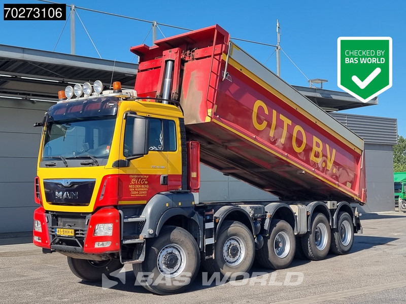 MAN TGS 41.480 10X8 NL-Truck BigAxle 10x8 22m3 Tipper Navi Euro 6 - Camião basculante: foto 1 MAN TGS 41.480 10X8 NL-Truck BigAxle 10x8 22m3 Tipper Navi Euro 6 - Camião basculante: foto 1