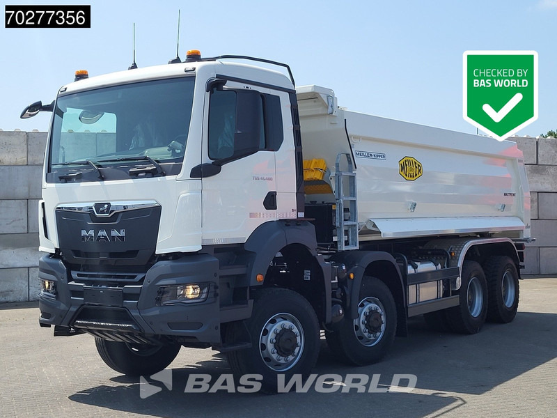 MAN TGS 41.480 8X6 NEW! 19m3 Meiller Tipper Big-Axle Steel suspension Automatic Euro 6 - Camião basculante: foto 1 MAN TGS 41.480 8X6 NEW! 19m3 Meiller Tipper Big-Axle Steel suspension Automatic Euro 6 - Camião basculante: foto 1