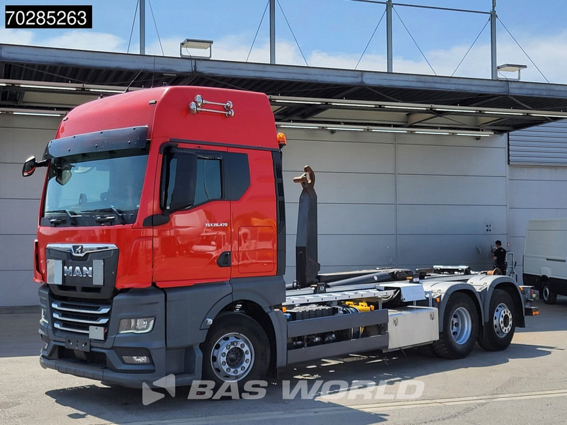 Camião polibenne MAN TGX 26.470 TGX 6X2 21 Tonnes VDL hooklift Retarder Lift+Lenkachse ACC Navi Euro 6: foto 7