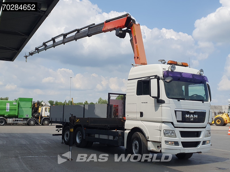 MAN TGX 26.480 TGX 6X2 Palfinger PK29002 Kran Crane 8 ext 2.5T winch Retarder Manual Euro 4 - Camião de caixa aberta/ Plataforma, Camião grua: foto 3 MAN TGX 26.480 TGX 6X2 Palfinger PK29002 Kran Crane 8 ext 2.5T winch Retarder Manual Euro 4 - Camião de caixa aberta/ Plataforma, Camião grua: foto 3