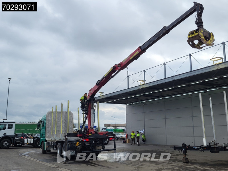 MAN TGX 26.540 6X4 TAJFUN L150Z.96 woodcrane Holztransport Manual Retarder Euro 5 - Camião de transporte de madeira, Camião grua: foto 2 MAN TGX 26.540 6X4 TAJFUN L150Z.96 woodcrane Holztransport Manual Retarder Euro 5 - Camião de transporte de madeira, Camião grua: foto 2