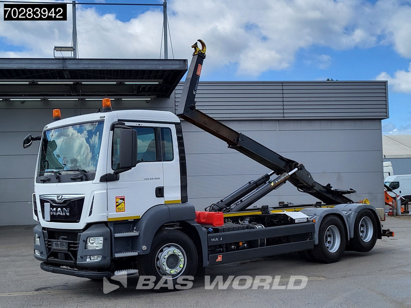 MAN TGX 28.460 6X2 20tons Marrel hooklift Lift axle Automatic Euro 6 - Camião polibenne: foto 2 MAN TGX 28.460 6X2 20tons Marrel hooklift Lift axle Automatic Euro 6 - Camião polibenne: foto 2