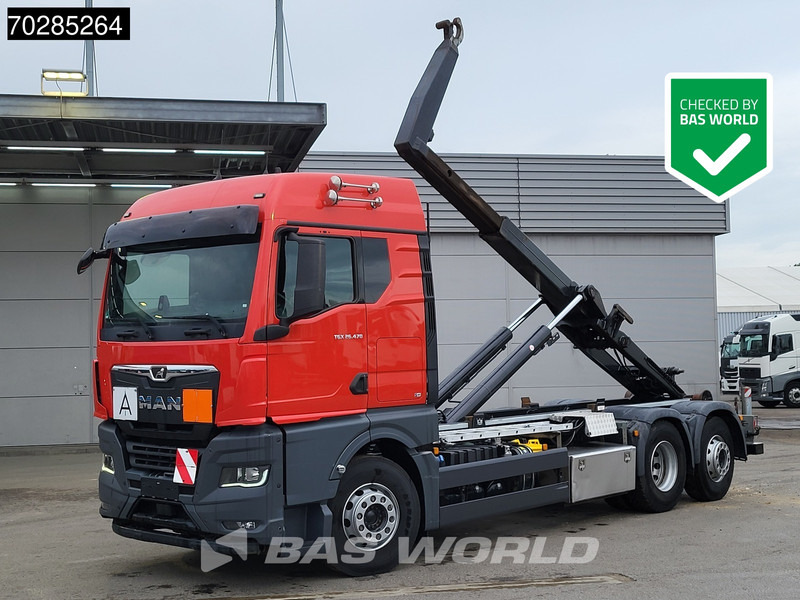 MAN TGX26.470 TGX 6X2 21 Tonnes VDL hooklift ADR Retarder Lift+Lenkachse ACC Navi Euro 6 - Camião polibenne: foto 1 MAN TGX26.470 TGX 6X2 21 Tonnes VDL hooklift ADR Retarder Lift+Lenkachse ACC Navi Euro 6 - Camião polibenne: foto 1
