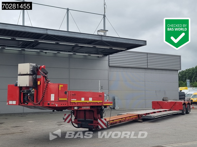 MEUSBURGER Type MPG-2 2 axles Extendable 2xLenkachse Gooseneck - Semi-reboque baixa: foto 1 MEUSBURGER Type MPG-2 2 axles Extendable 2xLenkachse Gooseneck - Semi-reboque baixa: foto 1
