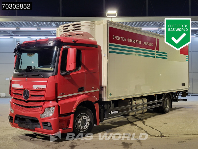 Mercedes-Benz Actros 1830 4X2 Mitsubishi 7C cooler 1500kg Ladebordwand Automatic Euro 6 - Camião frigorífico: foto 1 Mercedes-Benz Actros 1830 4X2 Mitsubishi 7C cooler 1500kg Ladebordwand Automatic Euro 6 - Camião frigorífico: foto 1