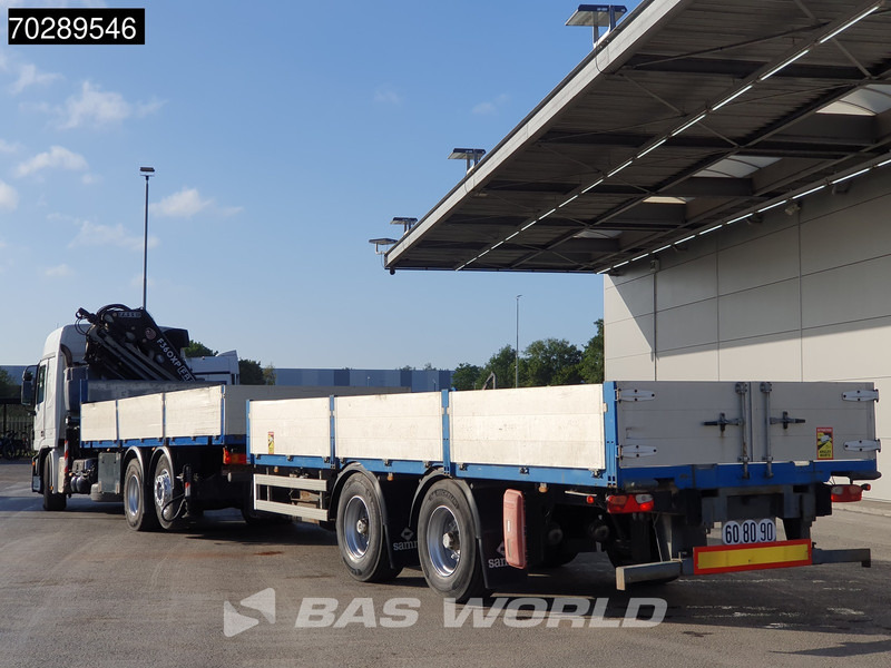 Mercedes-Benz Actros 2532 6X2 Truck + Trailer Fassi F330D3 Crane Kran 3-Pedals Euro 3 - Camião de caixa aberta/ Plataforma, Camião grua: foto 2 Mercedes-Benz Actros 2532 6X2 Truck + Trailer Fassi F330D3 Crane Kran 3-Pedals Euro 3 - Camião de caixa aberta/ Plataforma, Camião grua: foto 2
