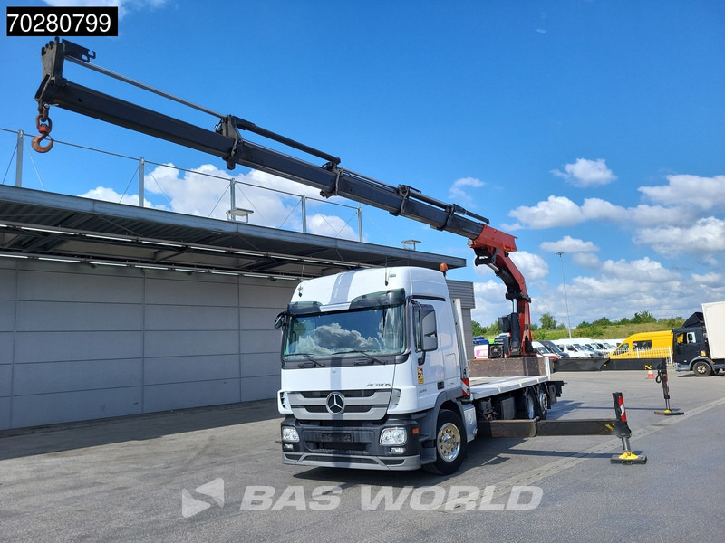 Mercedes-Benz Actros 2544 6X2 Palfinger PK53002SH Kran Crane Lift-Lenkachse Euro 5 - Camião de caixa aberta/ Plataforma, Camião grua: foto 3 Mercedes-Benz Actros 2544 6X2 Palfinger PK53002SH Kran Crane Lift-Lenkachse Euro 5 - Camião de caixa aberta/ Plataforma, Camião grua: foto 3