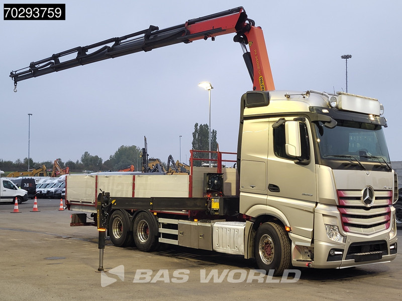 Mercedes-Benz Actros 2653 Actros 6X4 Palfinger PK34002 SH Kran Crane Retarder Xenon Euro 6 - Camião de caixa aberta/ Plataforma, Camião grua: foto 3 Mercedes-Benz Actros 2653 Actros 6X4 Palfinger PK34002 SH Kran Crane Retarder Xenon Euro 6 - Camião de caixa aberta/ Plataforma, Camião grua: foto 3