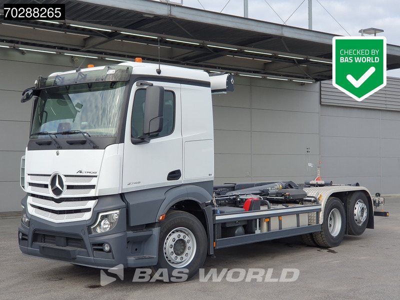 Mercedes-Benz Actros 2745 6X2 New! Meiller RS21 70 Hooklift Retarder Lift+Steering-Axle Navi Autoamtic Euro 6 - Camião polibenne: foto 1 Mercedes-Benz Actros 2745 6X2 New! Meiller RS21 70 Hooklift Retarder Lift+Steering-Axle Navi Autoamtic Euro 6 - Camião polibenne: foto 1