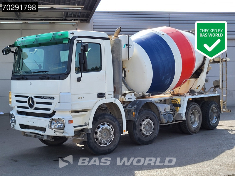 Mercedes-Benz Actros 3241 8X4 9m3 Stetter Mixer Big-Axle Steelsuspension Retarder Euro 5 - Camião betoneira: foto 1 Mercedes-Benz Actros 3241 8X4 9m3 Stetter Mixer Big-Axle Steelsuspension Retarder Euro 5 - Camião betoneira: foto 1