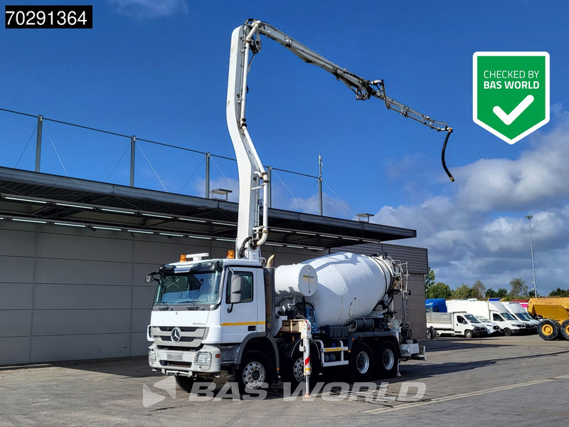 Mercedes-Benz Actros 3241 8X4 Cifa MK24.4Z Pompe+Mixer Retarder 3-Pedals Steelsuspension Big-Axle Euro 5 - Autobomba de betão: foto 1 Mercedes-Benz Actros 3241 8X4 Cifa MK24.4Z Pompe+Mixer Retarder 3-Pedals Steelsuspension Big-Axle Euro 5 - Autobomba de betão: foto 1